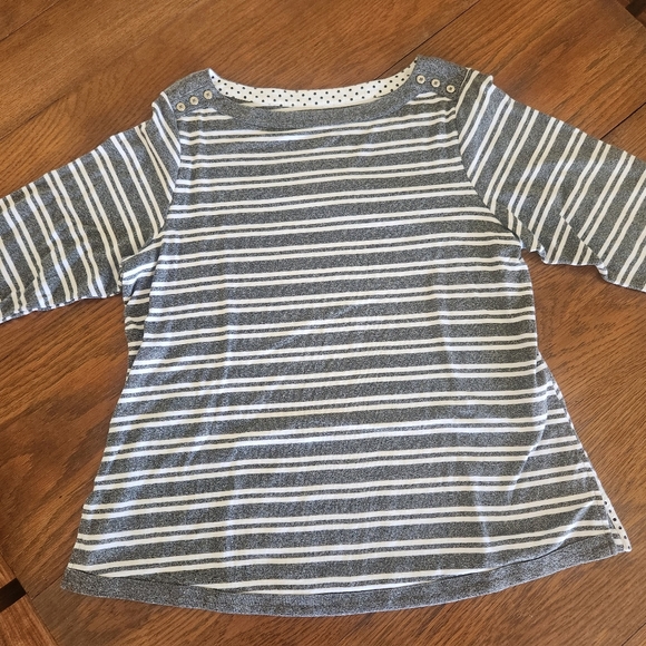 Lot of 3 Rafaella quarter length sleeves fall tops 100% cotton  2X - Picture 6 of 12